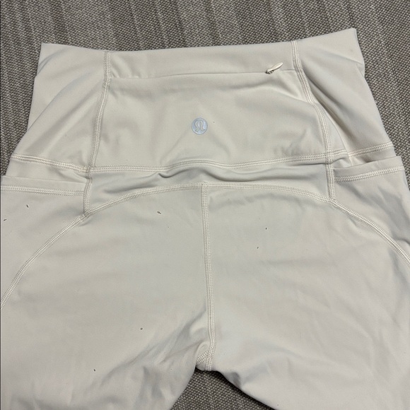 Sz 8 Tan Leggings Pocket Nude Gym Workout Everyday Casual Clothes Sport Practice - Picture 2 of 12